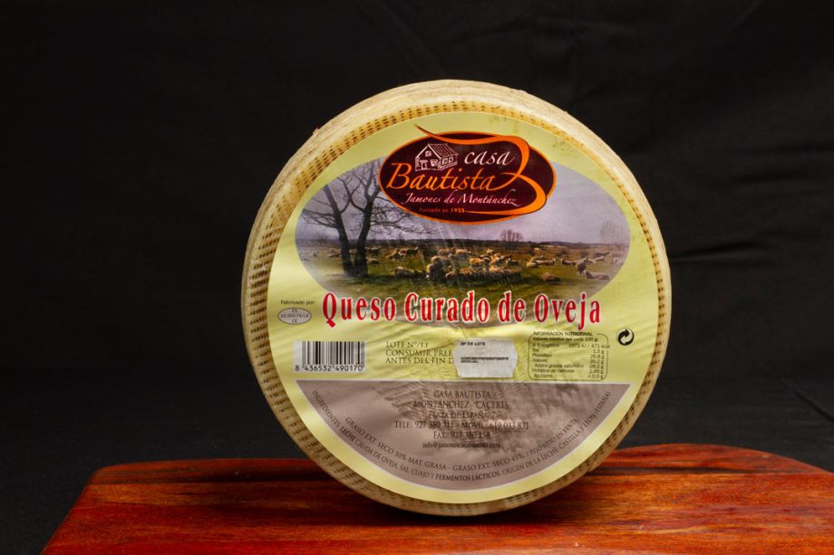 Queso de Oveja C.B. - 3kg